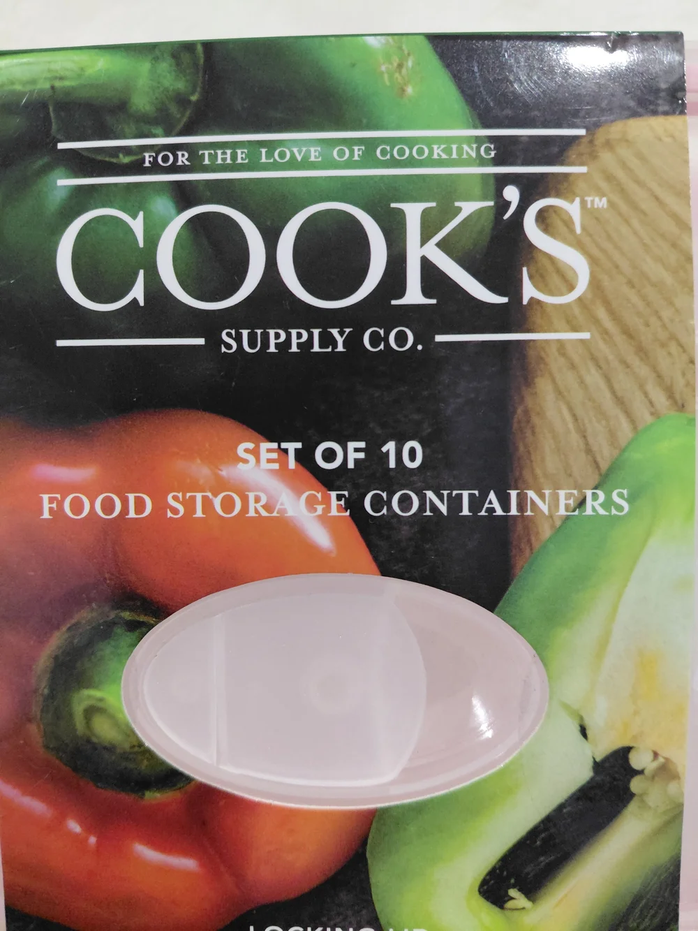 NWT Cook's Supply Co. Pink Food Storage Containers - Set of 10